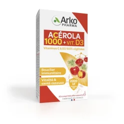 Acérola 1000 + Vit.D3
