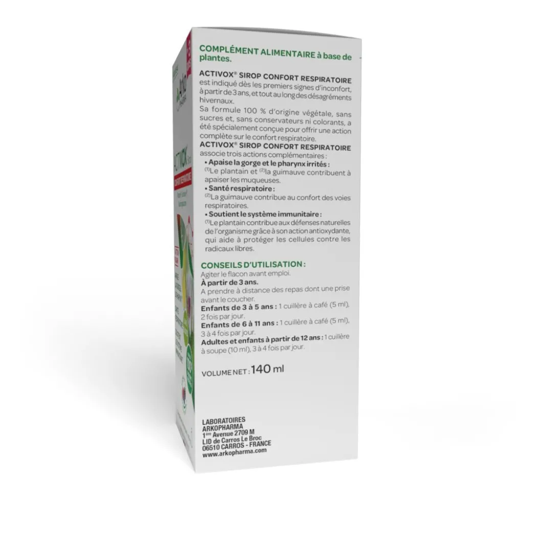 ACTIVOX® Sirop Confort Respiratoire