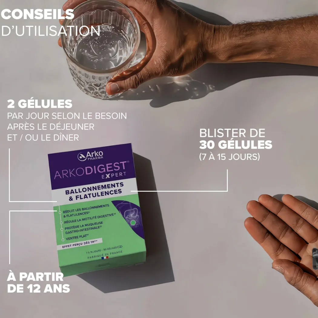 Arkodigest® Expert Ballonnements & Flatulences