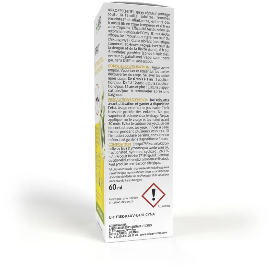 ARKOESSENTIEL® Spray anti-moustique