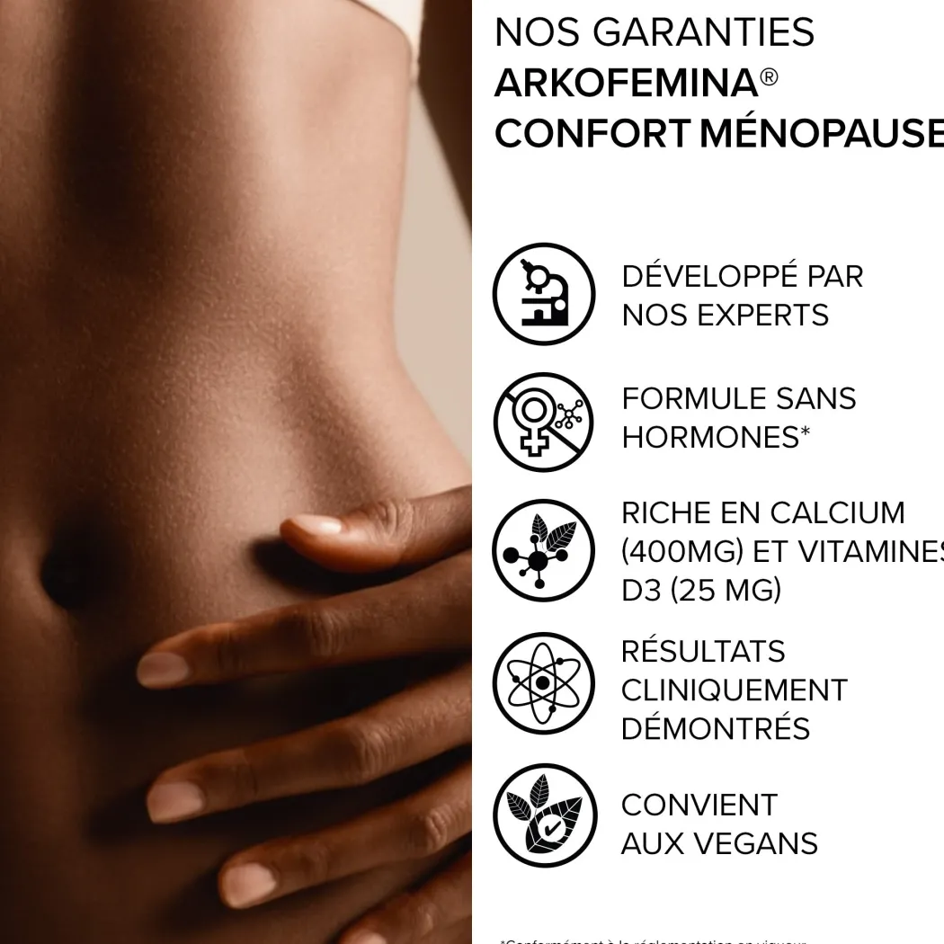 Arkofemina Confort Ménopause - 2 mois + 1 mois offert