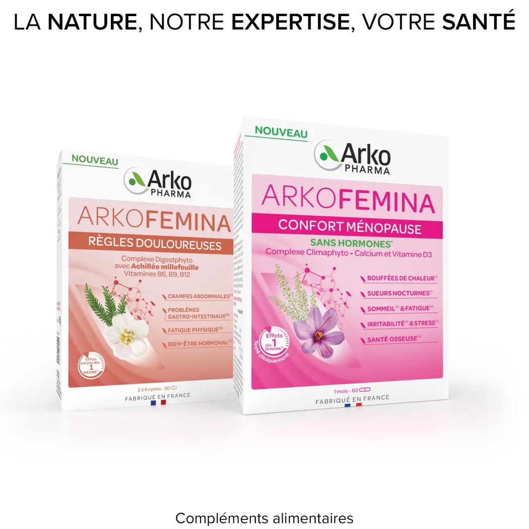 Arkofemina Règles Douloureuses