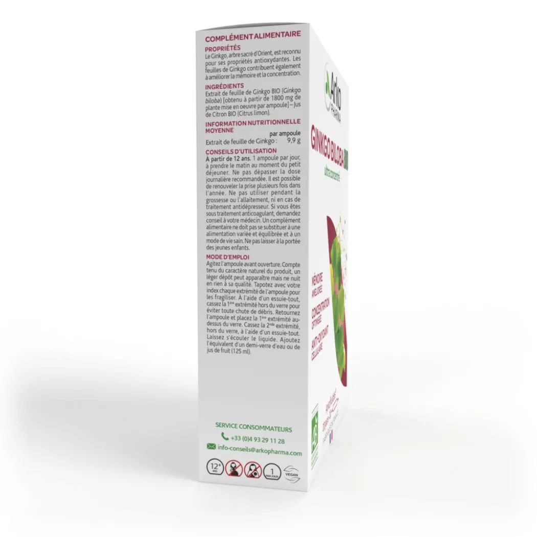 Arkofluides® BIO Ginkgo Biloba
