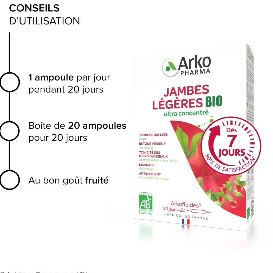 Arkofluides® BIO Jambes légères