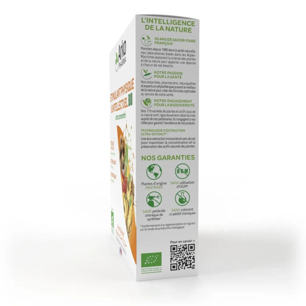 Arkofluides® BIO Stimulant Physique et intellectuel