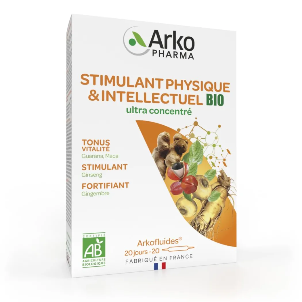 Arkofluides® BIO Stimulant Physique et intellectuel