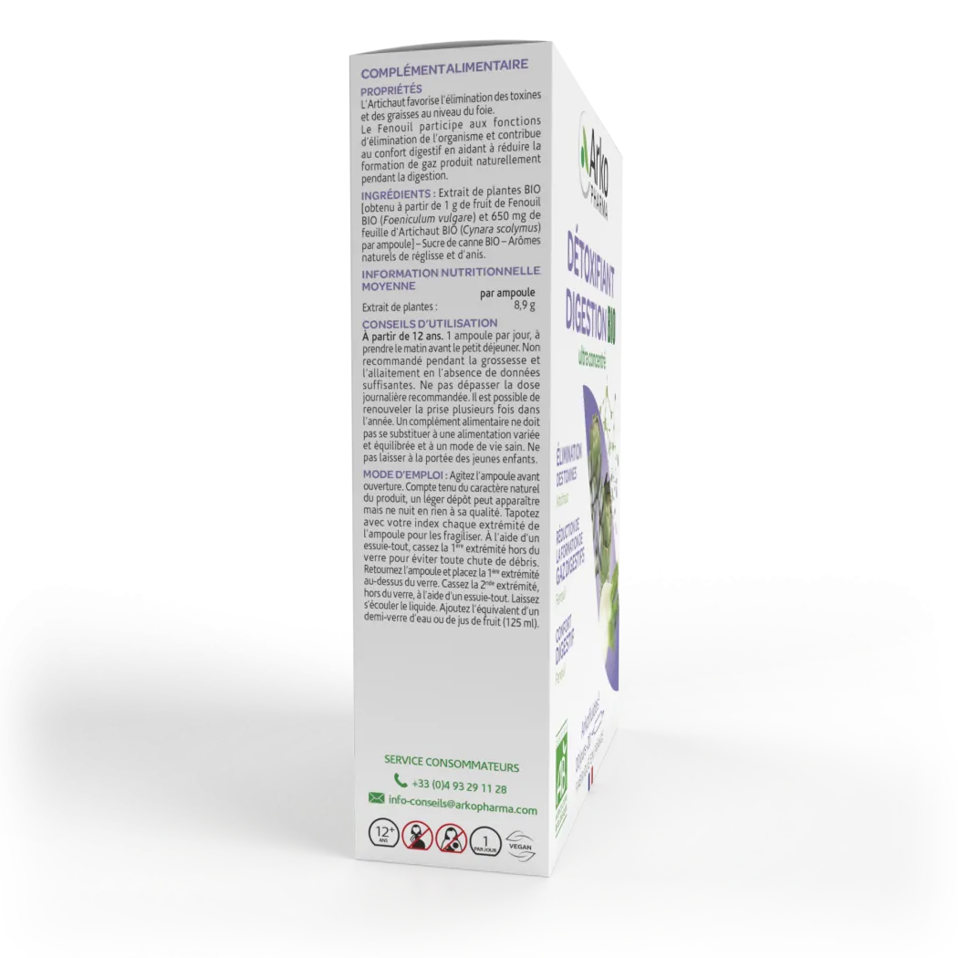 Arkofluides® Détoxifiant digestion BIO