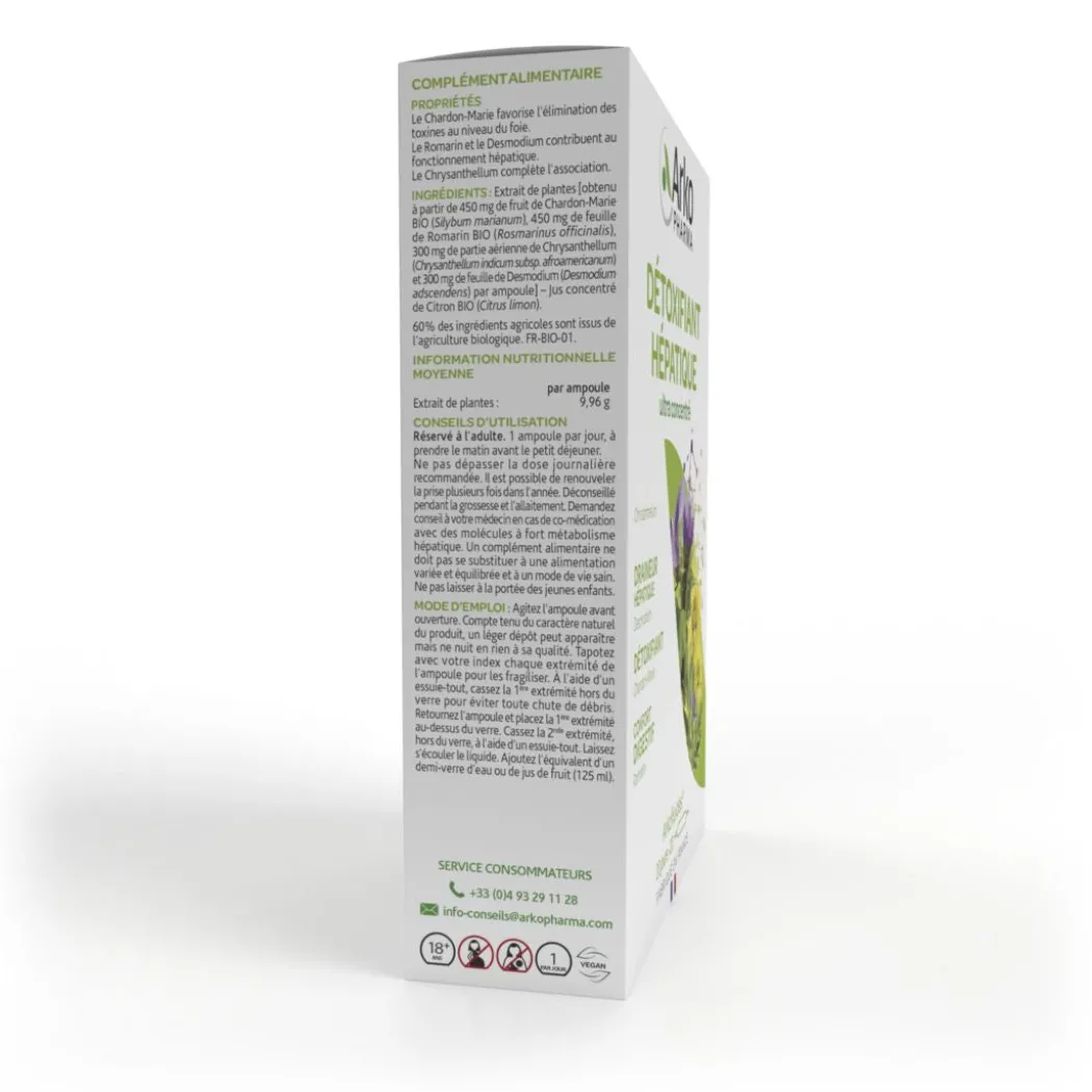 Arkofluides® Détoxifiant Hépatique