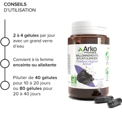 Arkogélules® BIO Charbon Végétal Activé