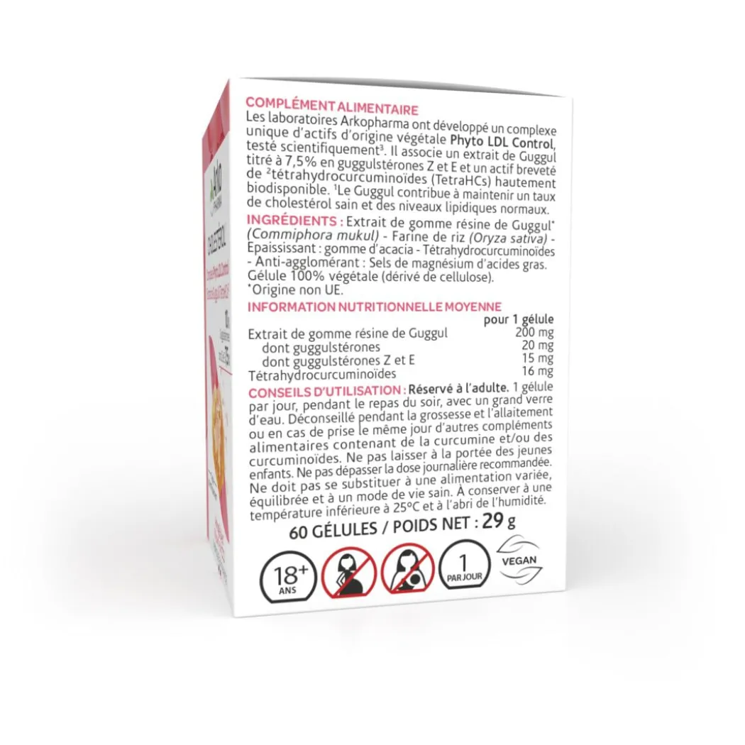 Arkogélules® Complexe Phyto LDL Control