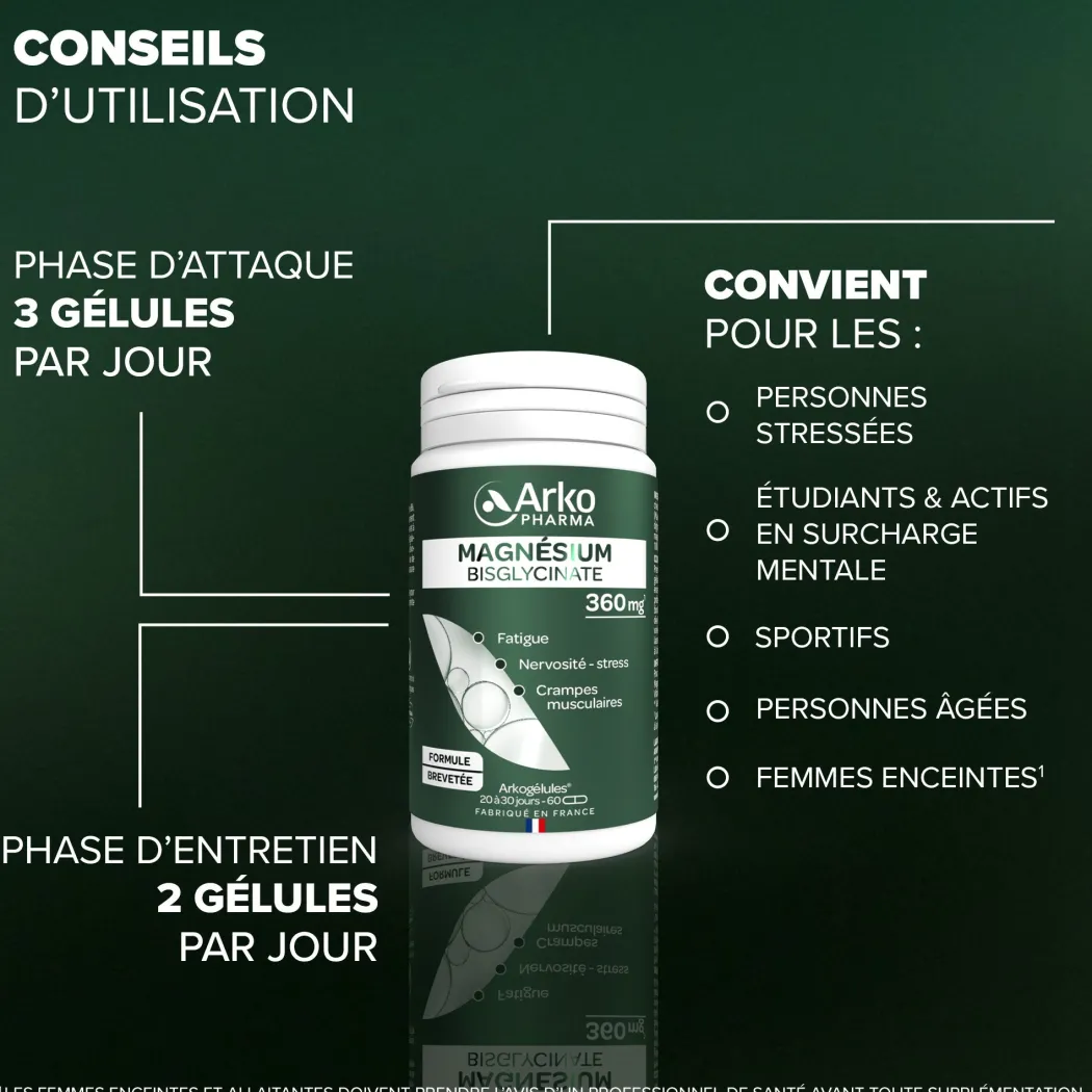 Arkogélules® Magnésium Bisglycinate