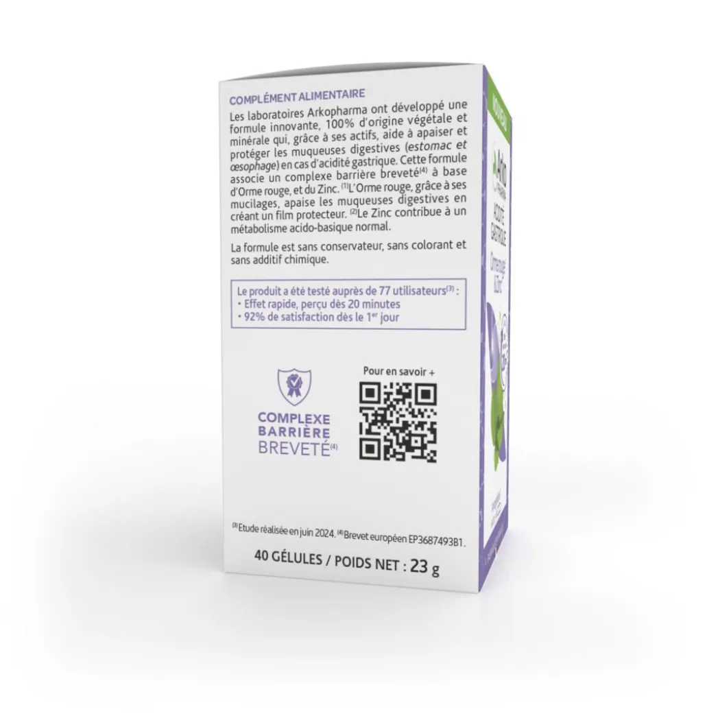 Arkogélules® Orme rouge et Zinc