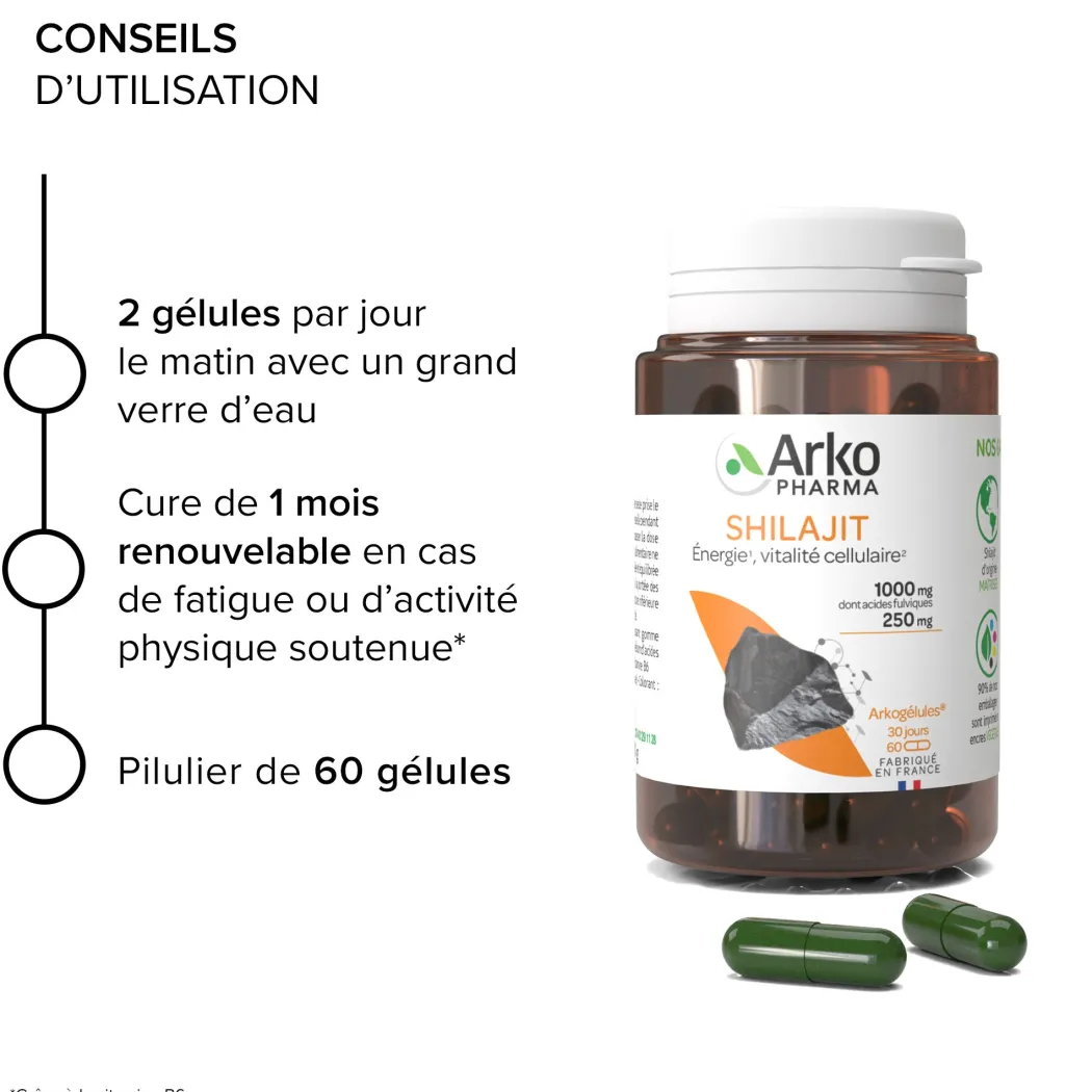 Arkogélules® Shilajit