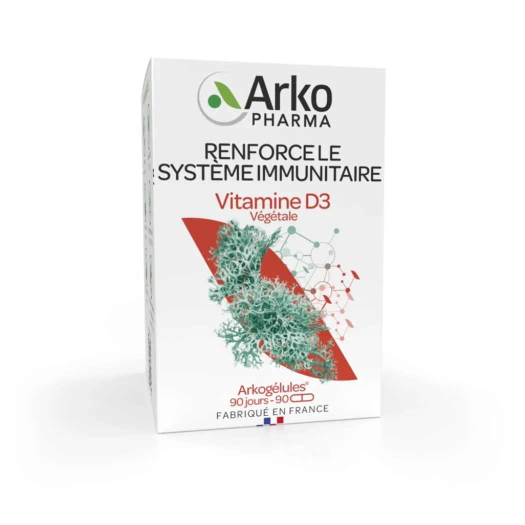 Arkogélules® Vitamine D3 végétale - Anti gaspillage