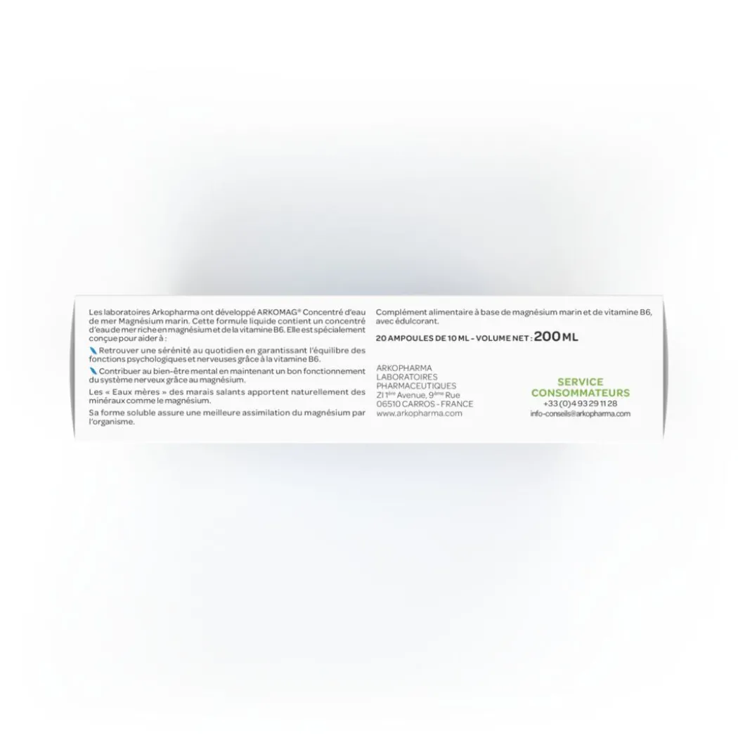 ARKOMAG® Concentré d'eau de mer - Magnésium marin