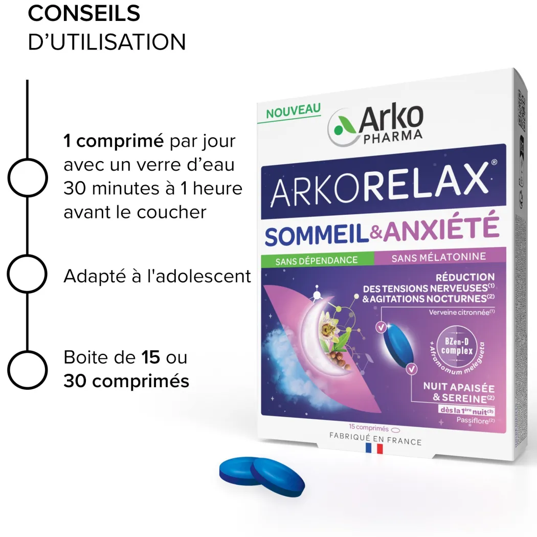 Arkorelax® Sommeil & Anxiété