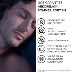 Arkorelax® Sommeil Fort 8H - 15 comprimés