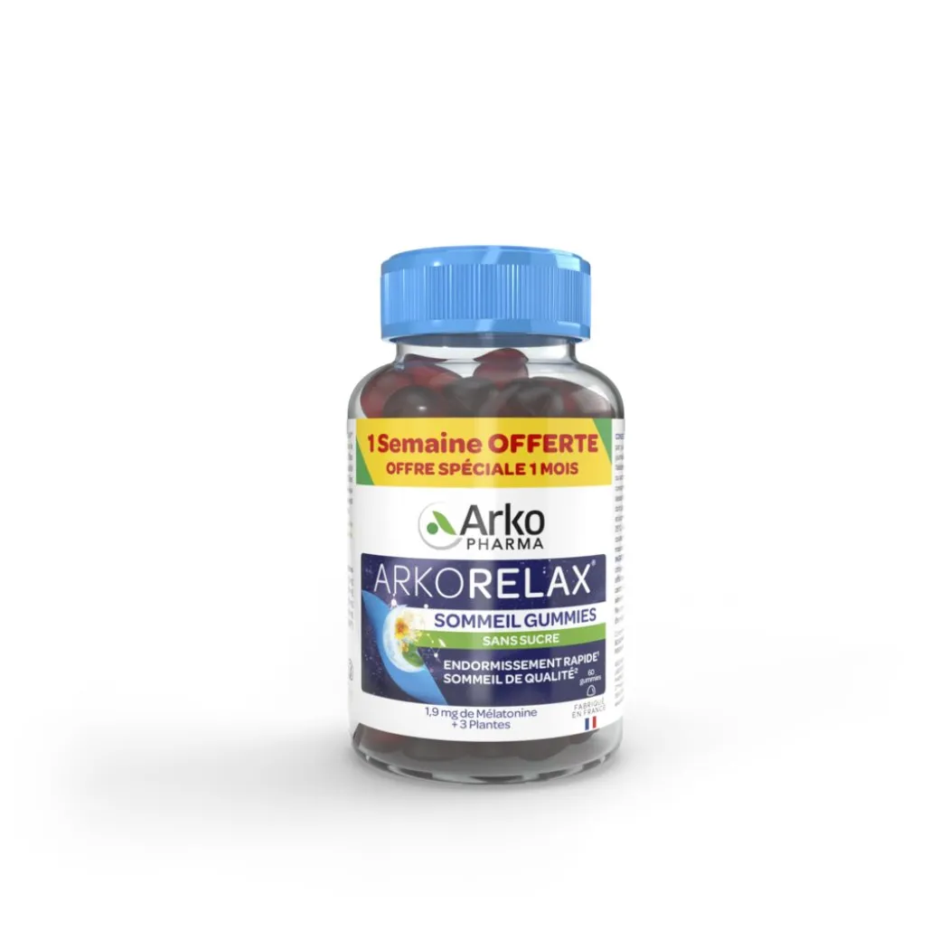 Arkorelax® Sommeil Gummies - 1 mois dont 1 semaine OFFERTE - Anti gaspillage