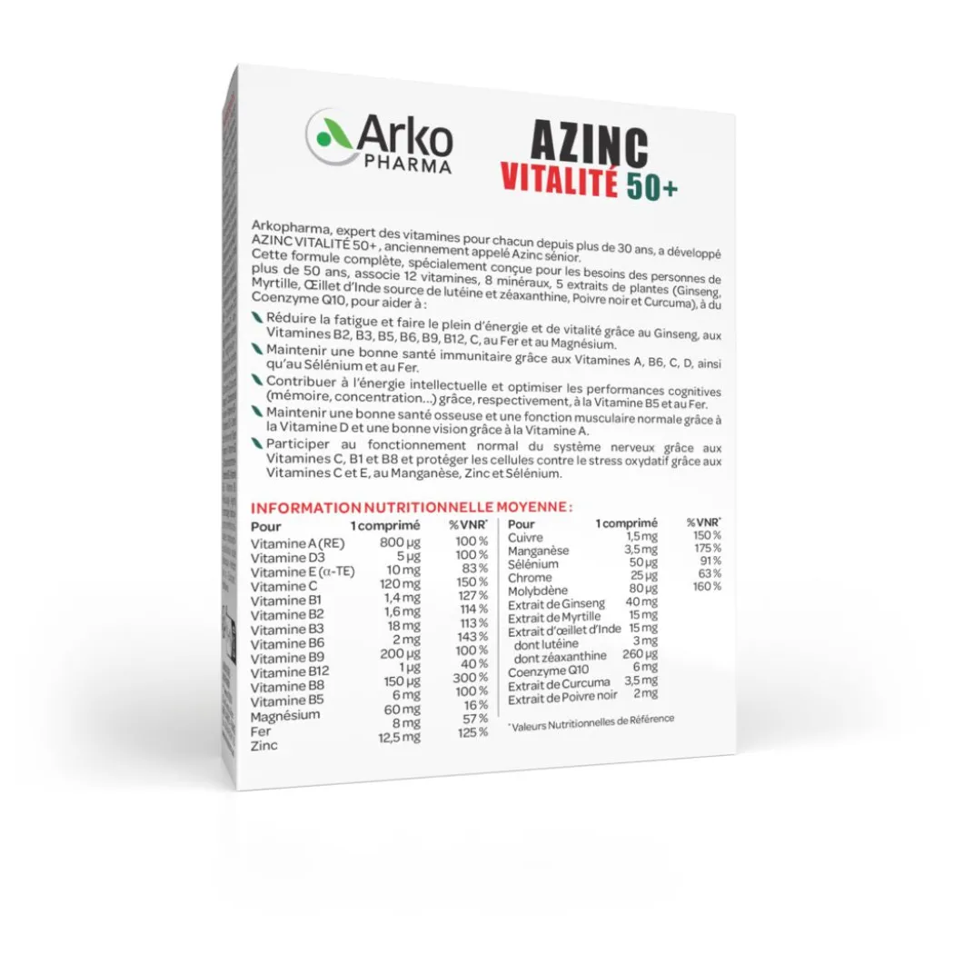 Azinc Vitalité 50+