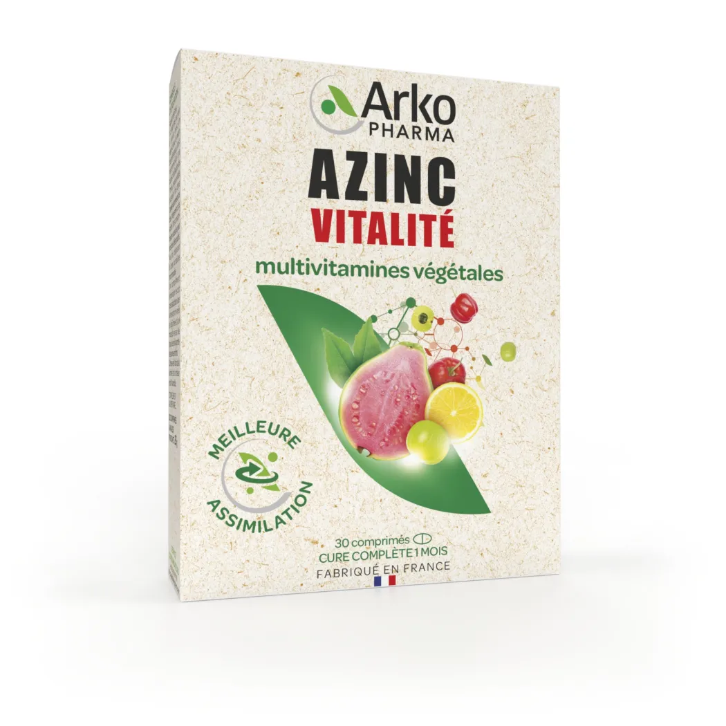 Azinc® Vitalité multivitamines végétales - Anti gaspillage