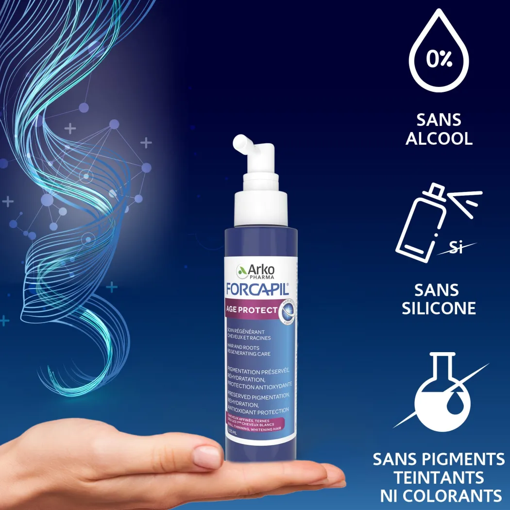 Forcapil® Age Protect soin régénérant cheveux et racines - Anti gaspillage