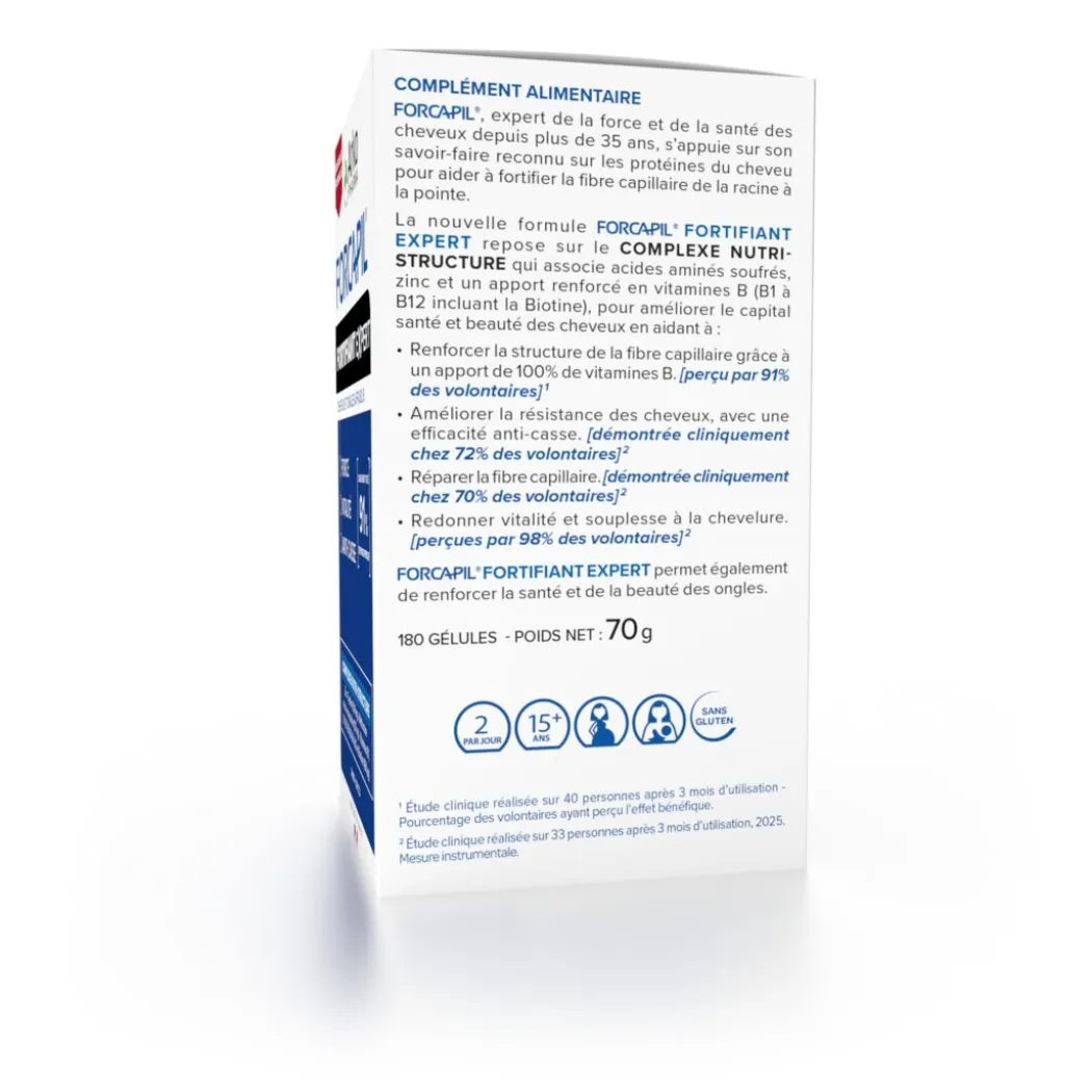 Forcapil® Fortifiant Expert - 180 gélules