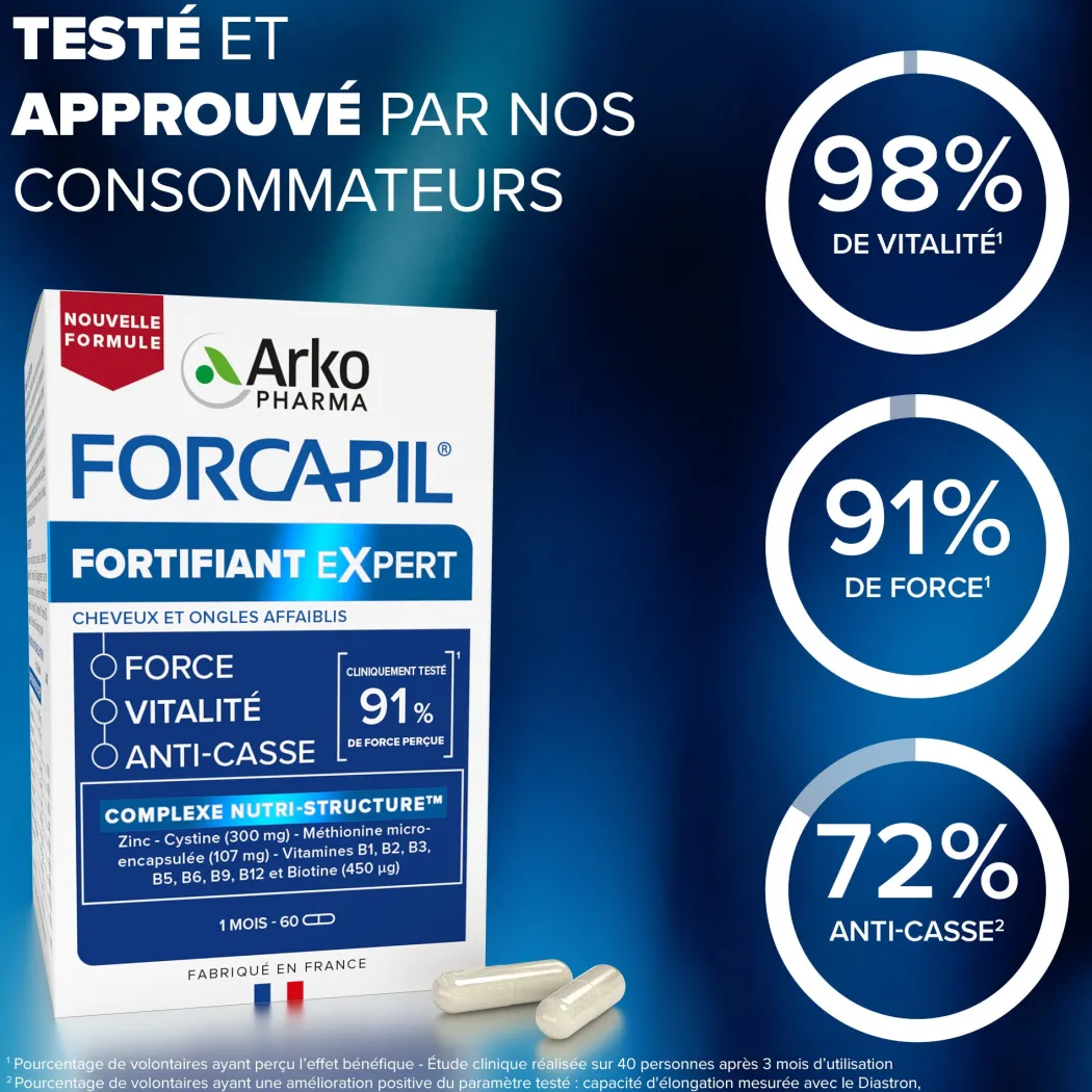 Forcapil® Fortifiant Expert - 180 gélules