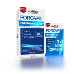 Forcapil® Fortifiant Expert - 3 mois + 1 mois OFFERT