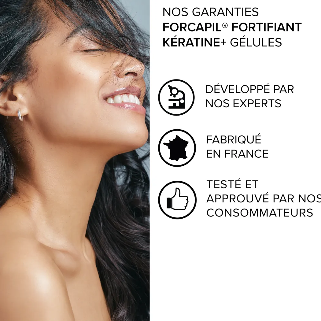 Forcapil® Fortifiant Kératine+ - Programme 3 mois