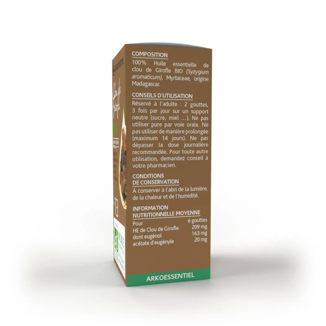 Huile essentielle de Clou de Girofle BIO