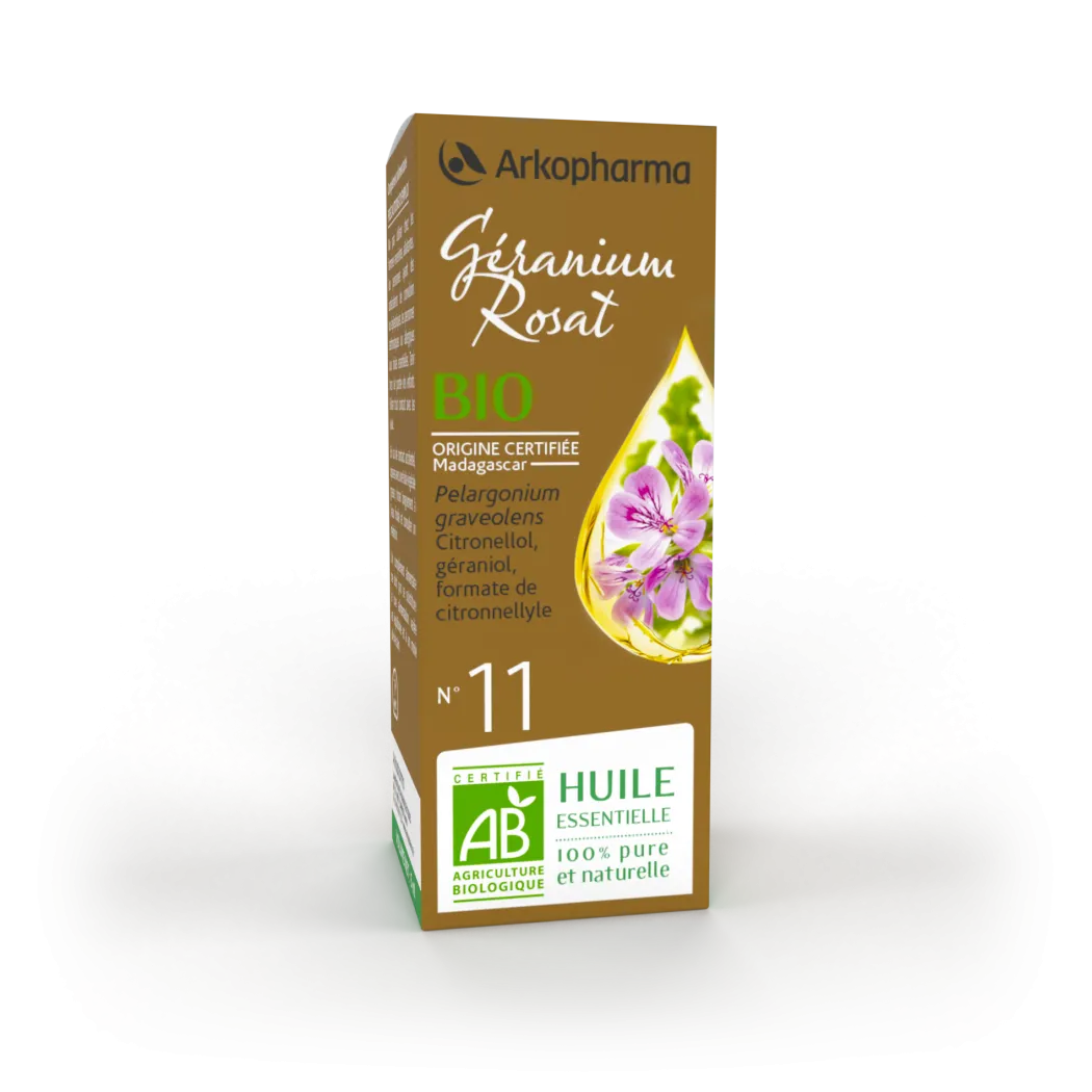 Huile essentielle de Géranium Rosat BIO