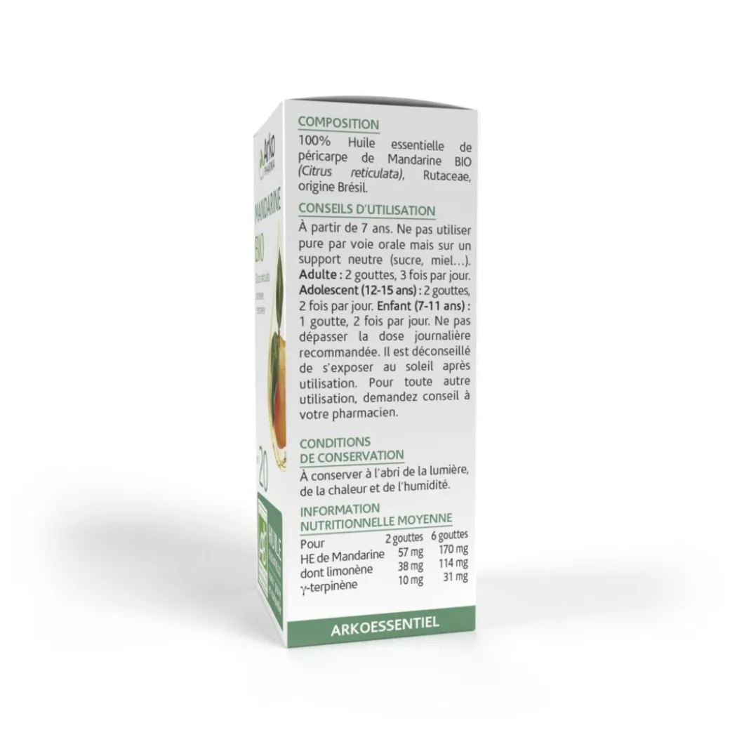 Huile essentielle de Mandarine BIO